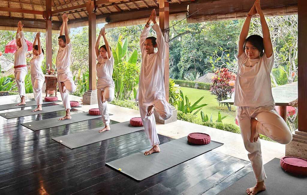 Yoga and meditation Bali at Sukhavati Ayurvedic Retreat